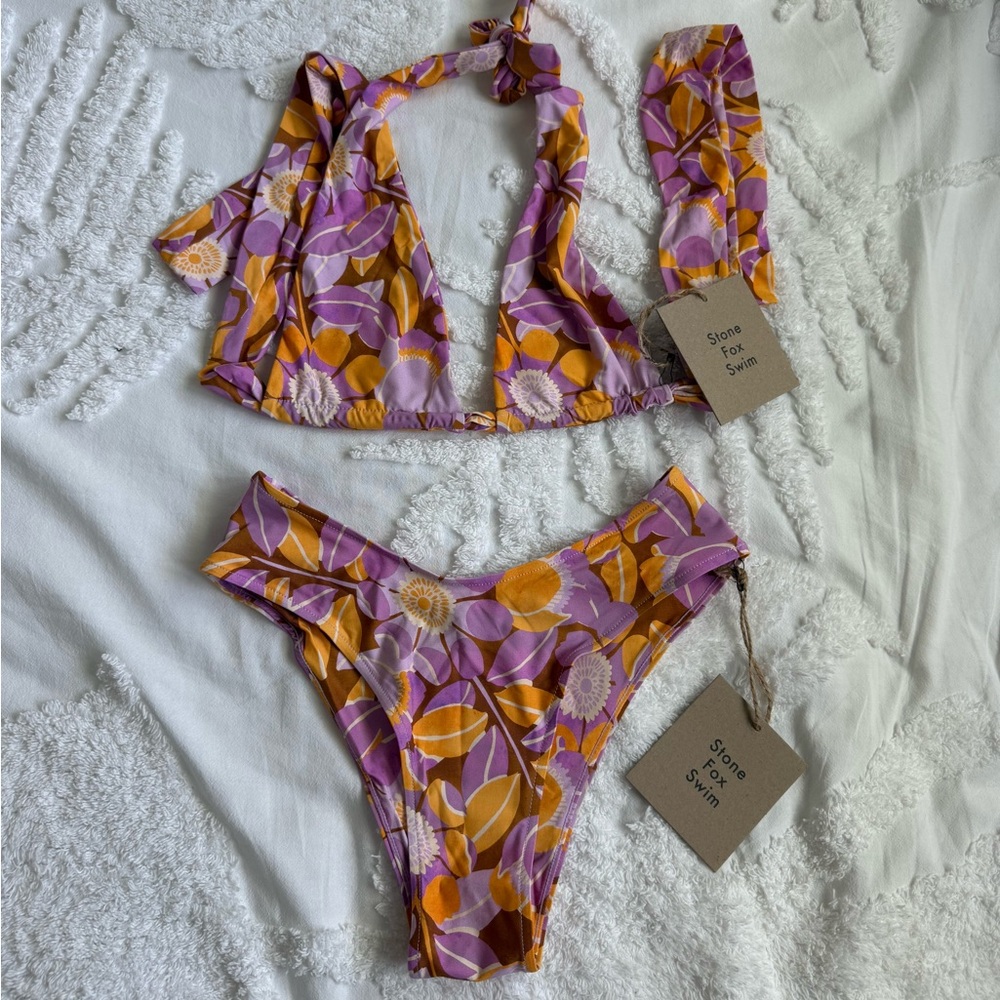 Stone Fox Swim Retro Bloom Bikini